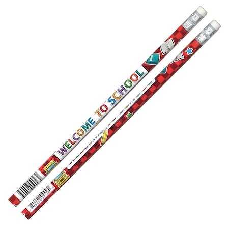 J.R. Moon Pencil Co Pencils, Welcome to School, PK144 02118